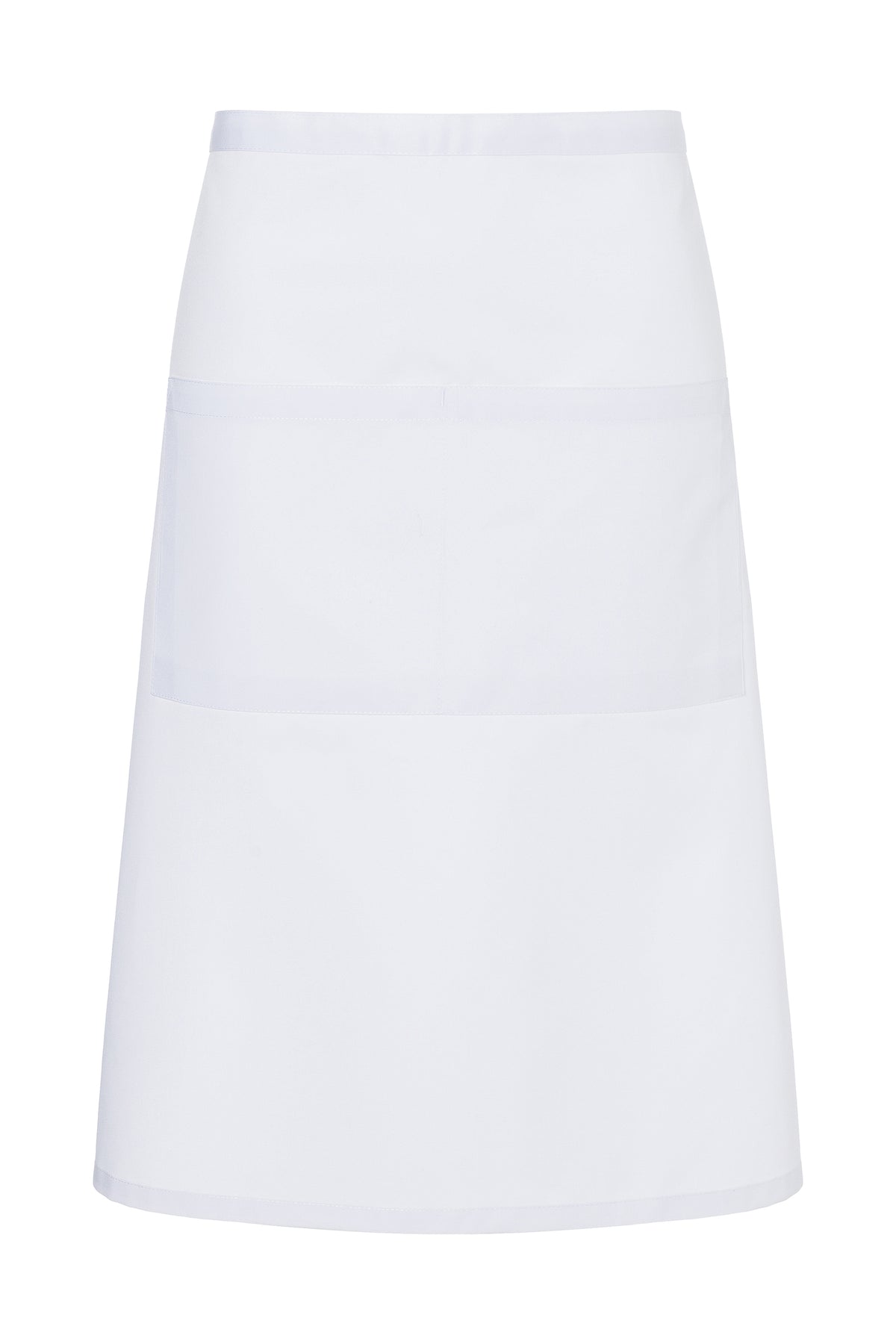 Tablier bistro avec poche Blanc
