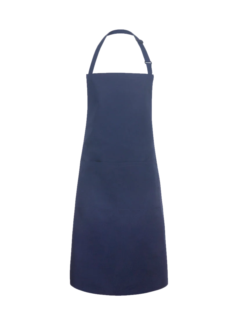 Latzschürze mit Tasche – Marine
