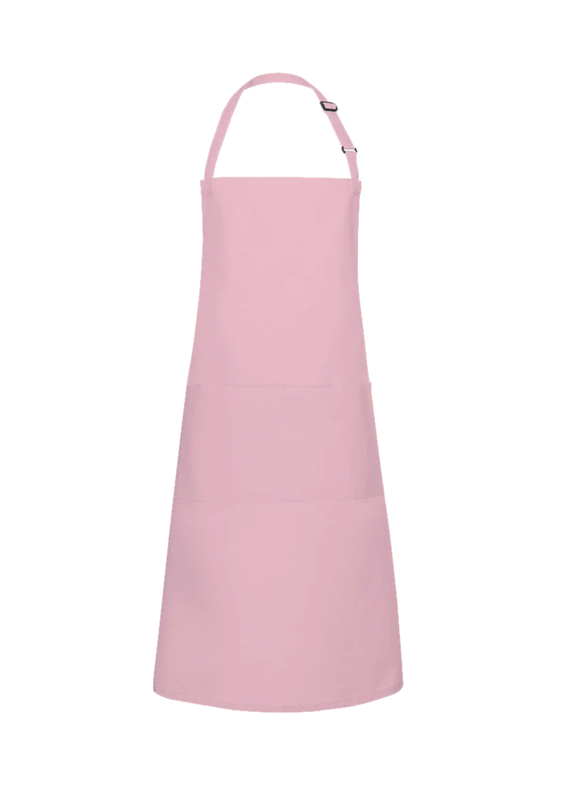 Latzschürze mit Tasche – Rosa
