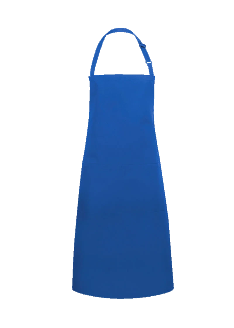 Latzschürze mit Tasche – Blau