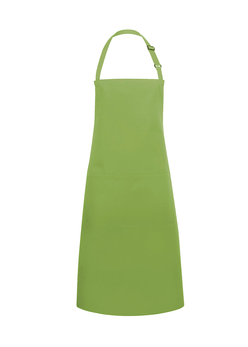 Tablier à bavette avec poche Vert citron