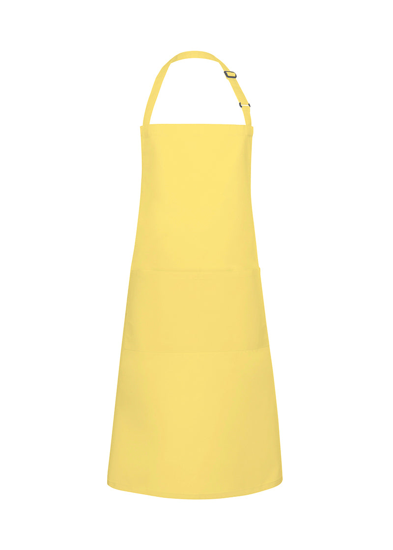Tablier à bavette avec poche Jaune