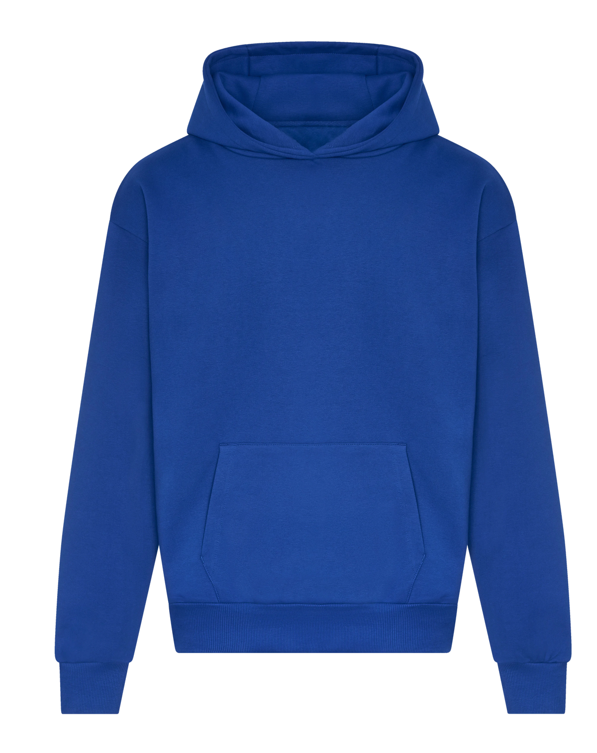 Schwerer Boxy-Hoodie 440 g, personalisiert – Königsblau