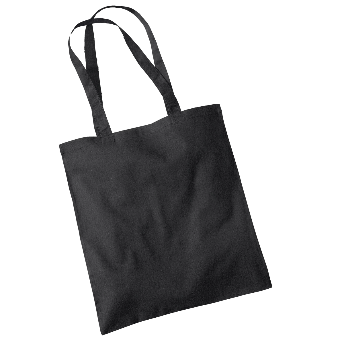 Tote bag personnalisé – Noir – vue de face