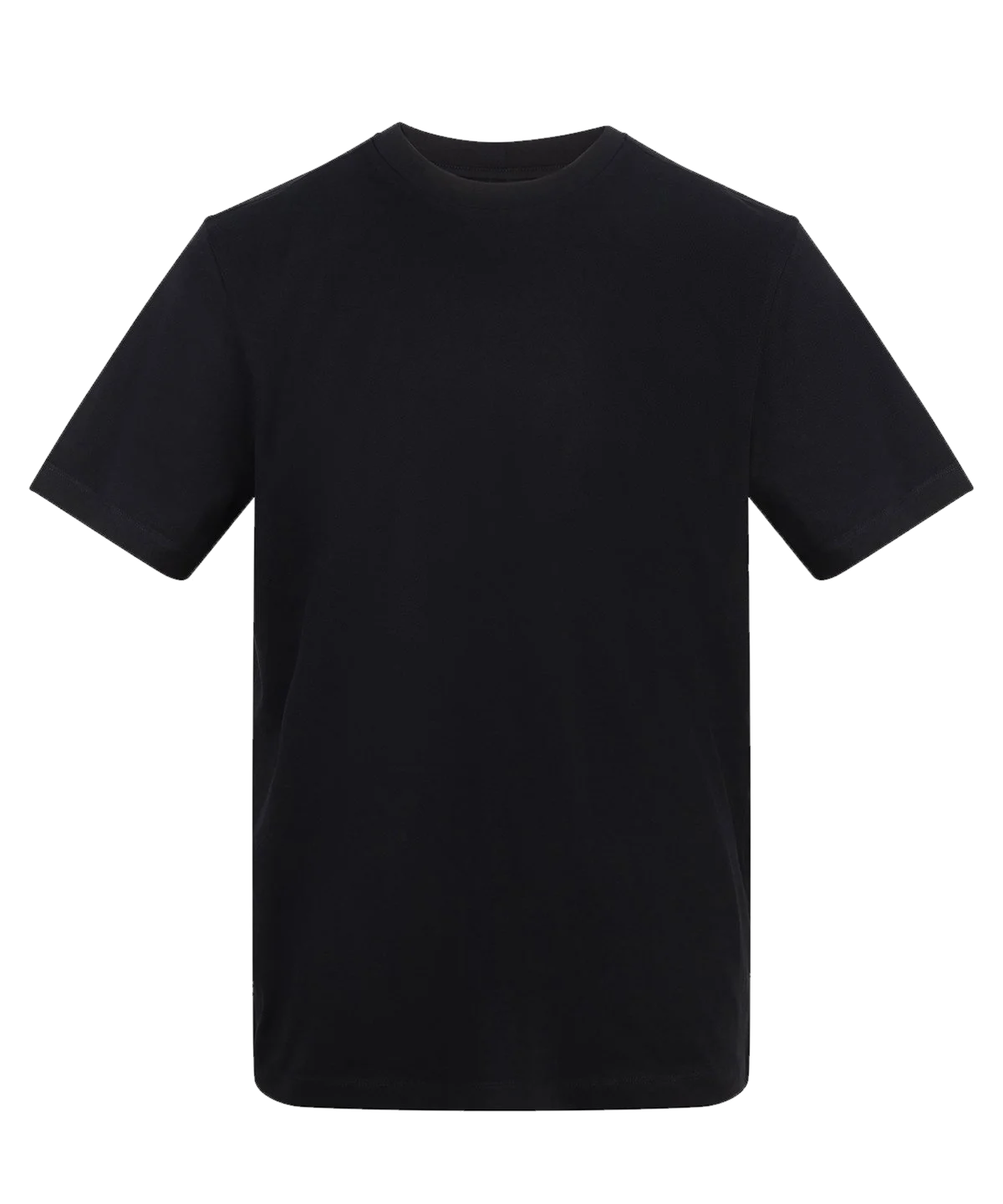 T-shirt Basic 180 g personnalisé – Noir – vue de face