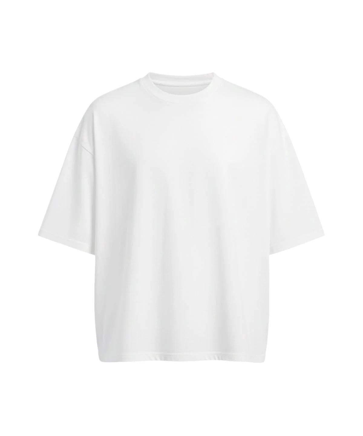 T-shirt court boxy 240 g Blanc