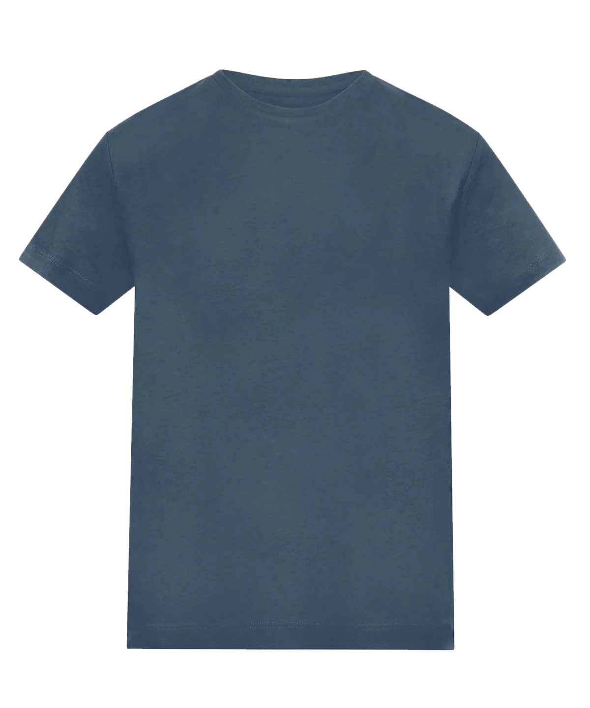 T-shirt enfant coloré personnalisé – Bleu gris – vue de face