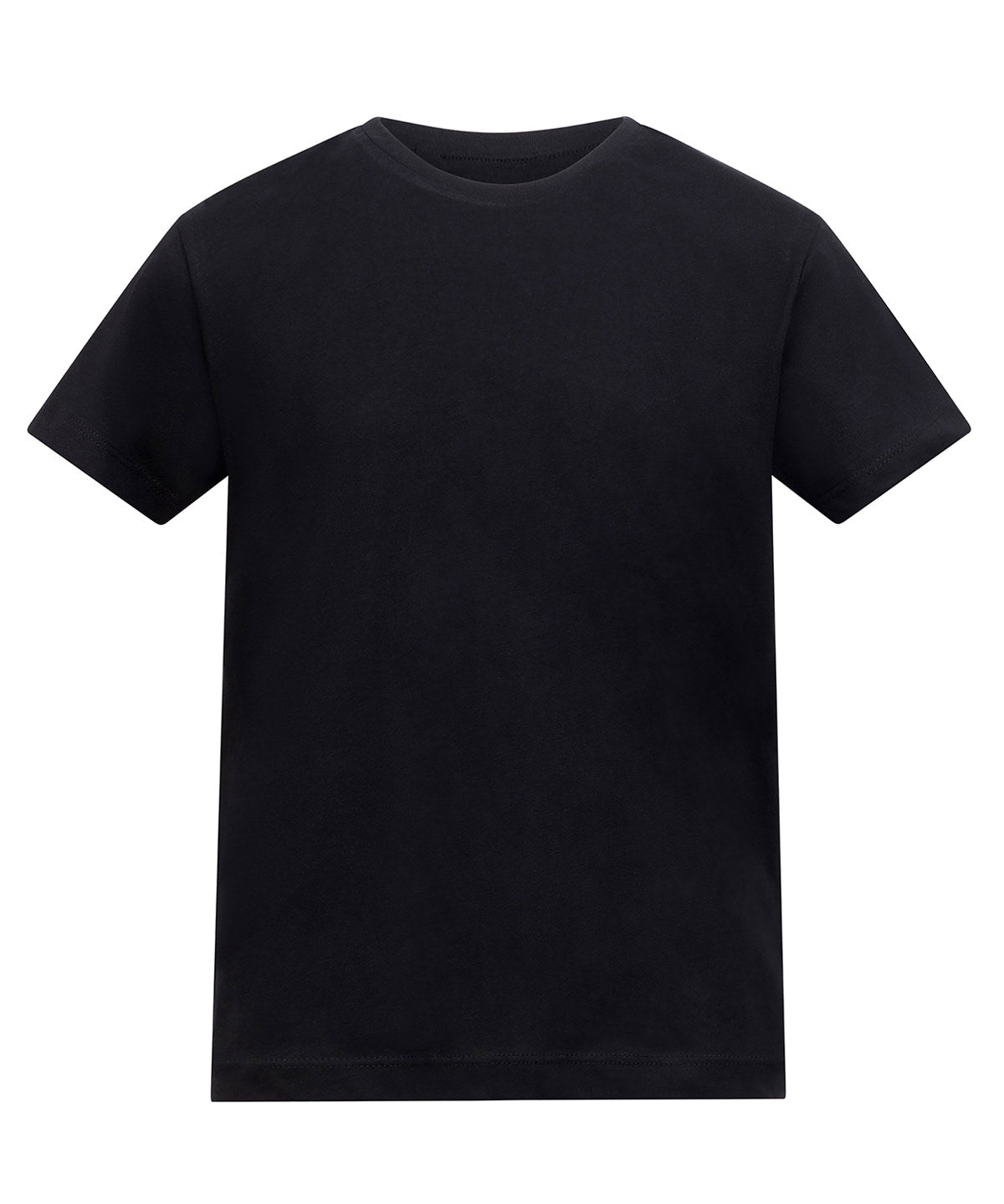 T-shirt enfant coloré personnalisé – Noir – vue de face