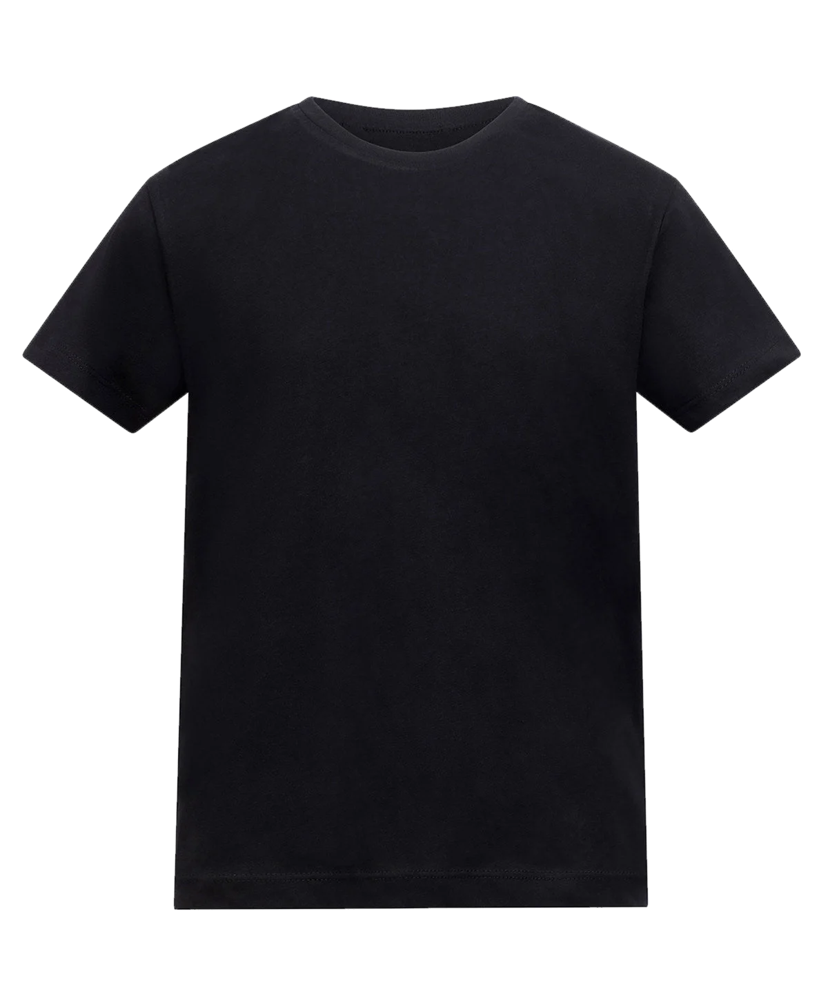 T-shirt enfant coloré personnalisé – Noir – vue de face