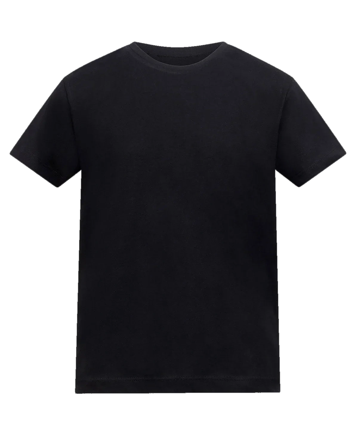 T-shirt enfant coloré personnalisé – Noir – vue de face