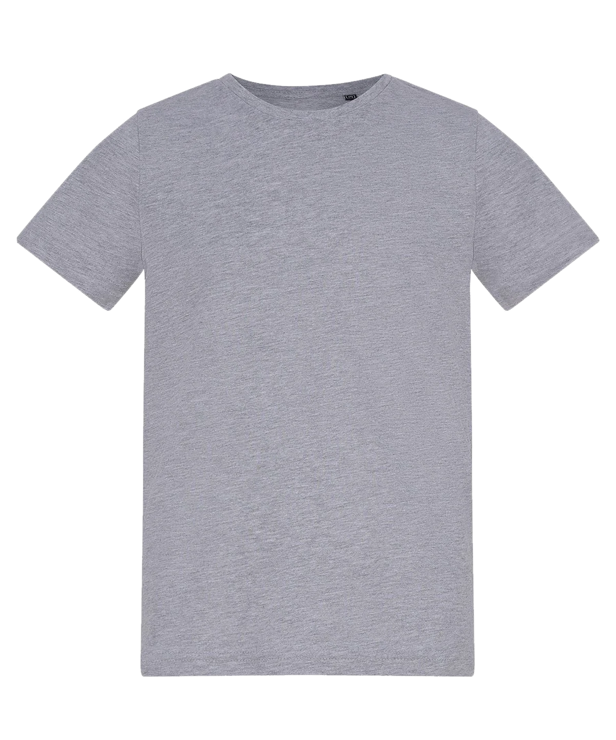 T-shirt enfant coloré personnalisé – Gris chiné – vue de face