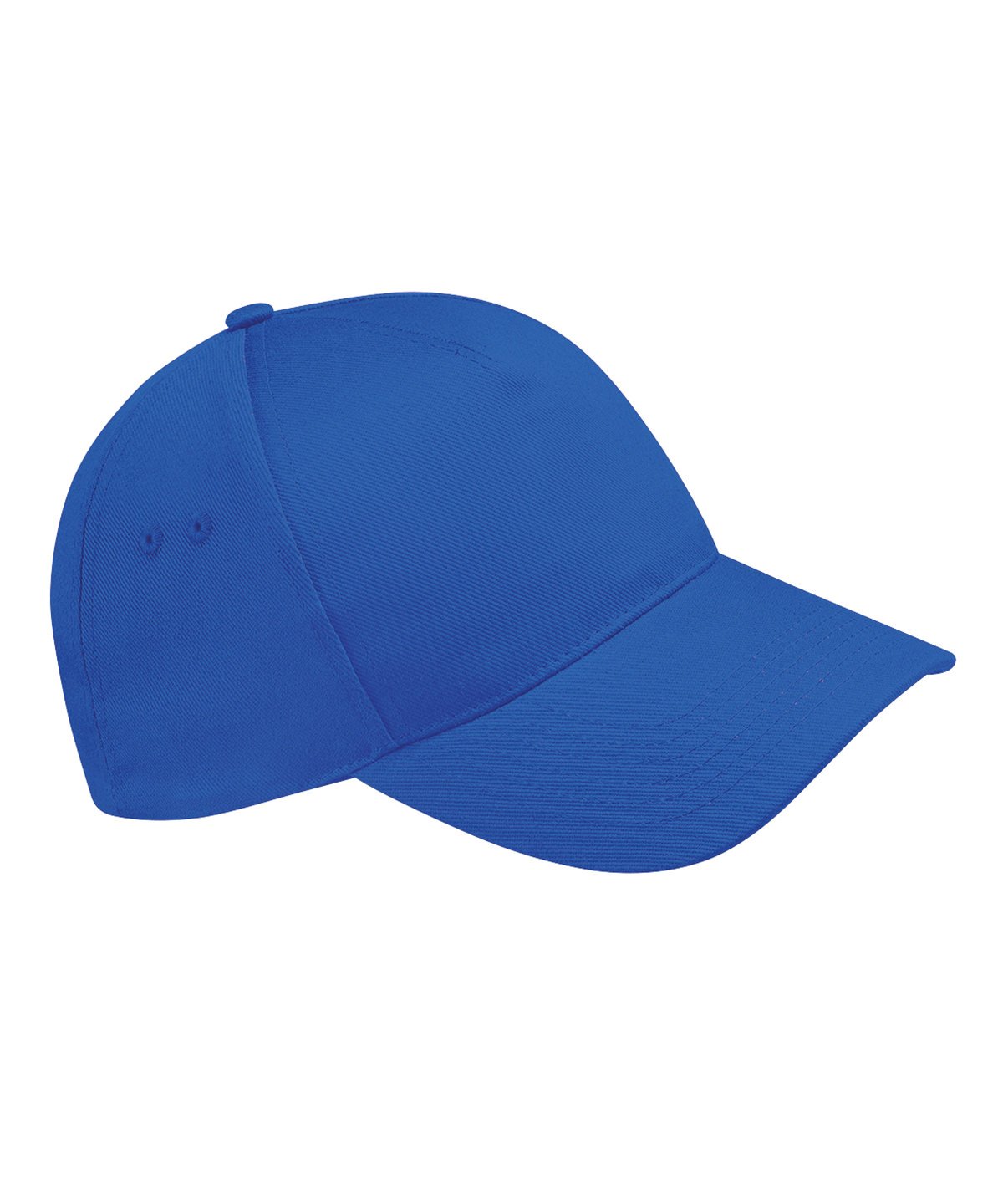 Casquette 5 panneaux personnalisée – Bleu roi – vue de face