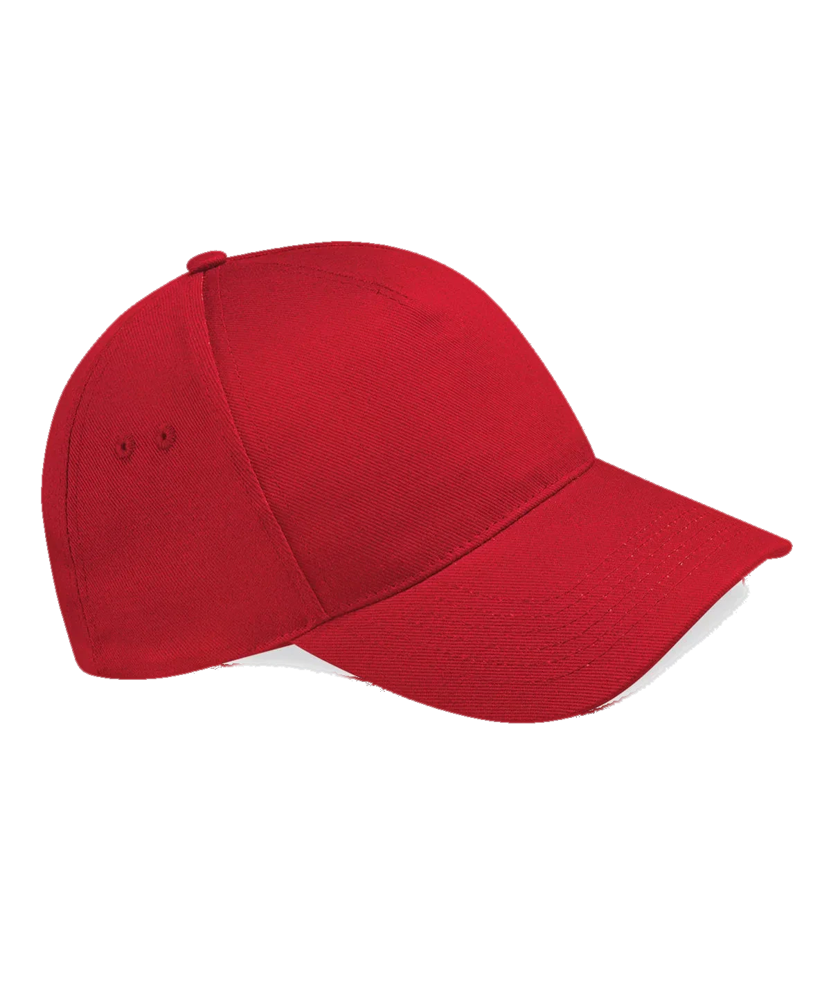 5-Panel-Cap, personalisiert – Rot – Vorderansicht