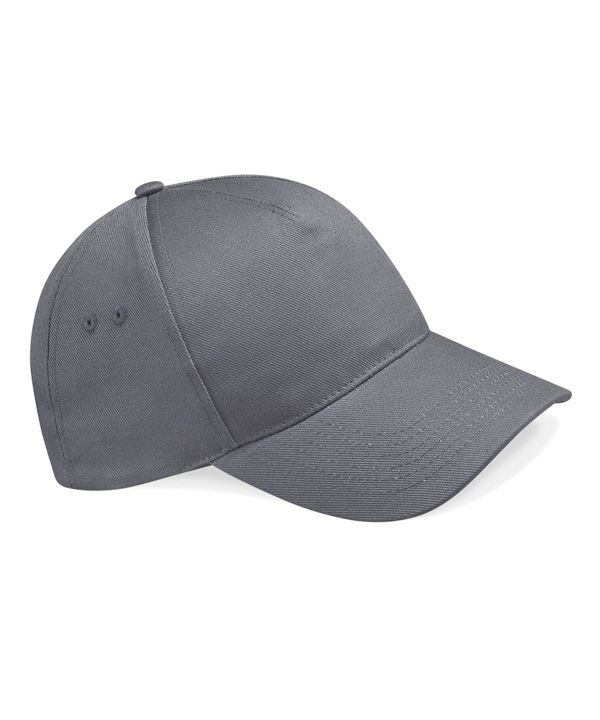 Casquette 5 panneaux personnalisée – Gris graphite – vue de face