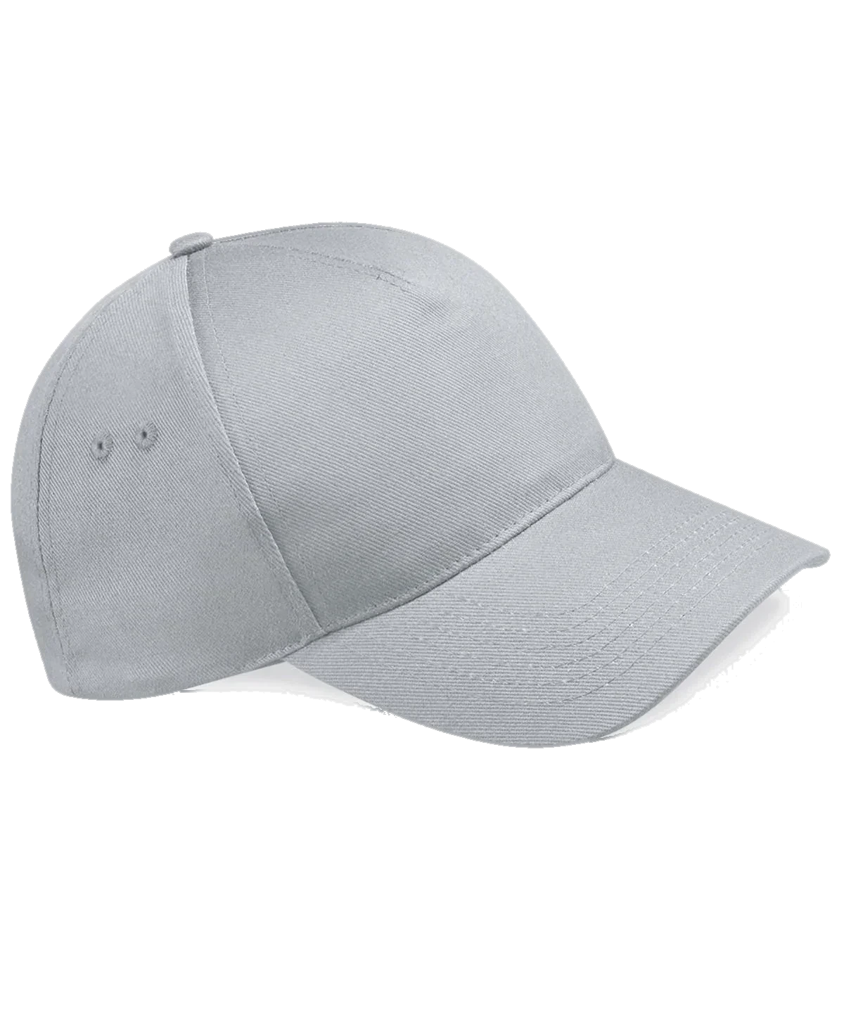 5-Panel-Cap, personalisiert – Hellgrau – Vorderansicht