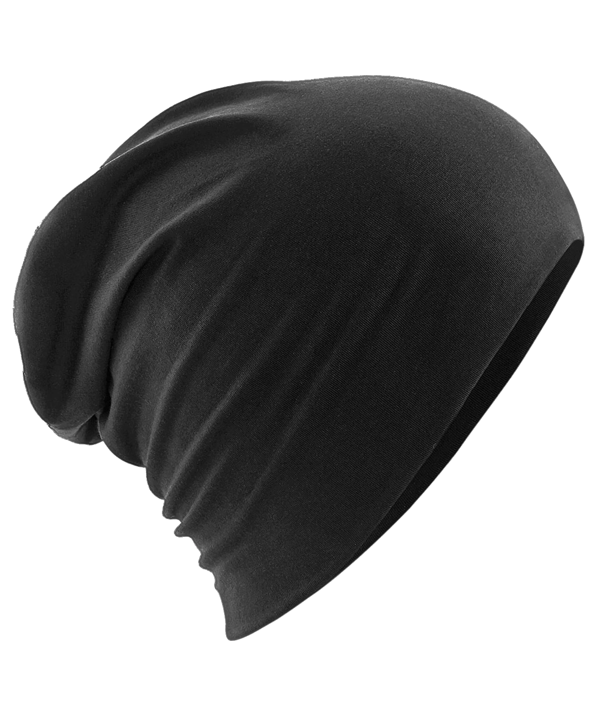 Bonnet slouch coton Noir