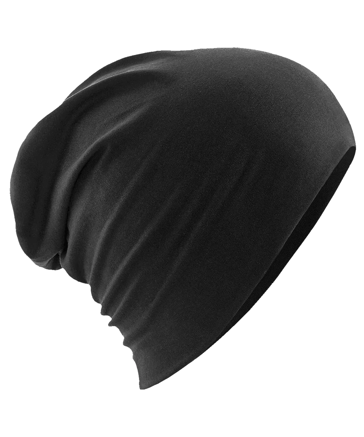Bonnet slouch coton Noir