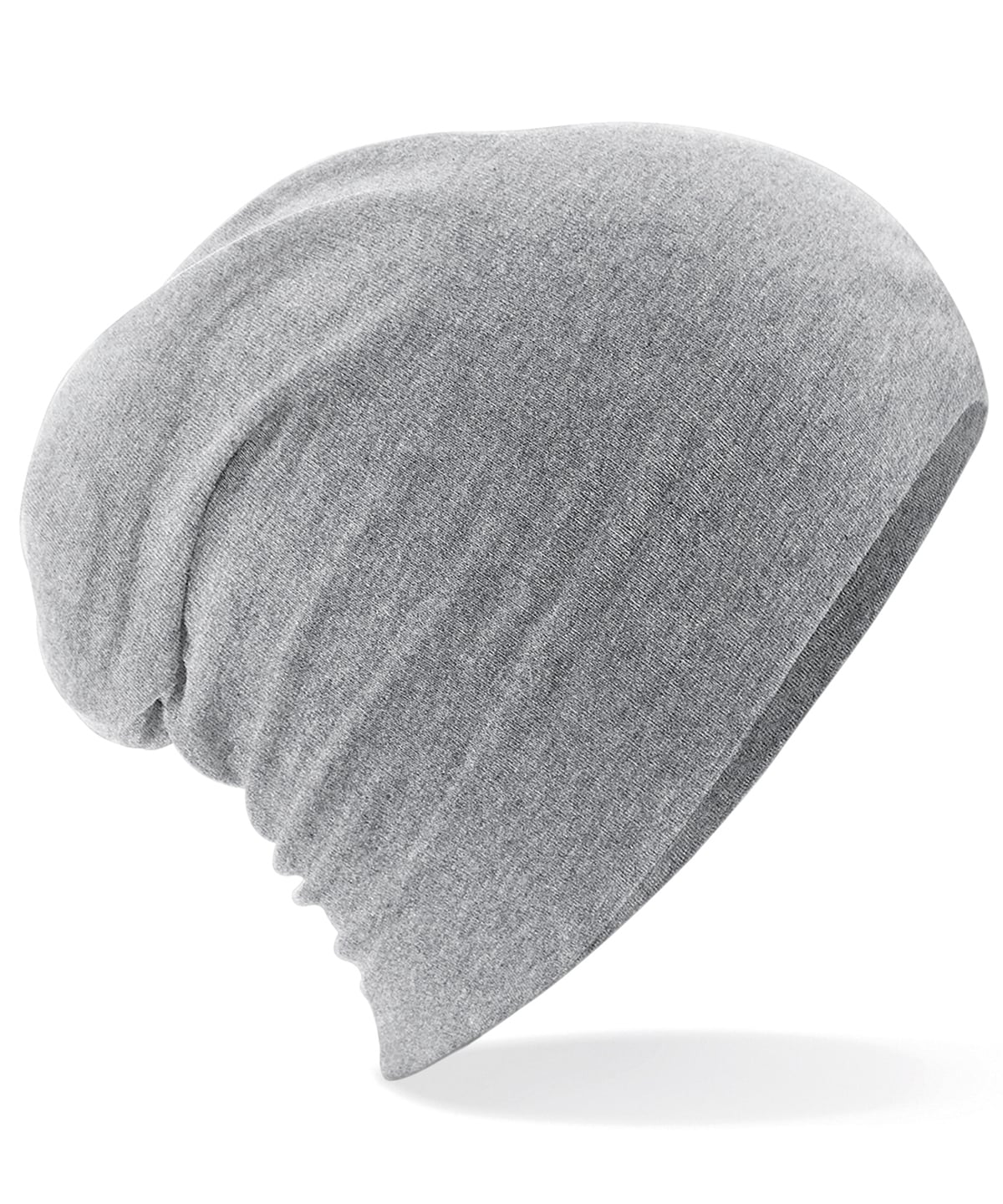 Bonnet slouch coton Gris chiné