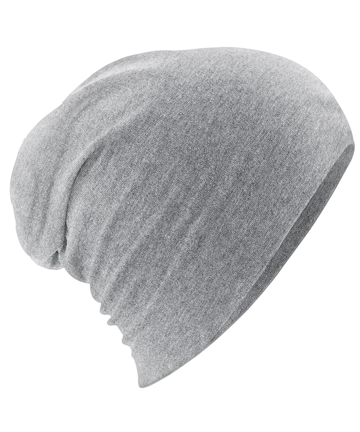 Bonnet slouch coton Gris chiné
