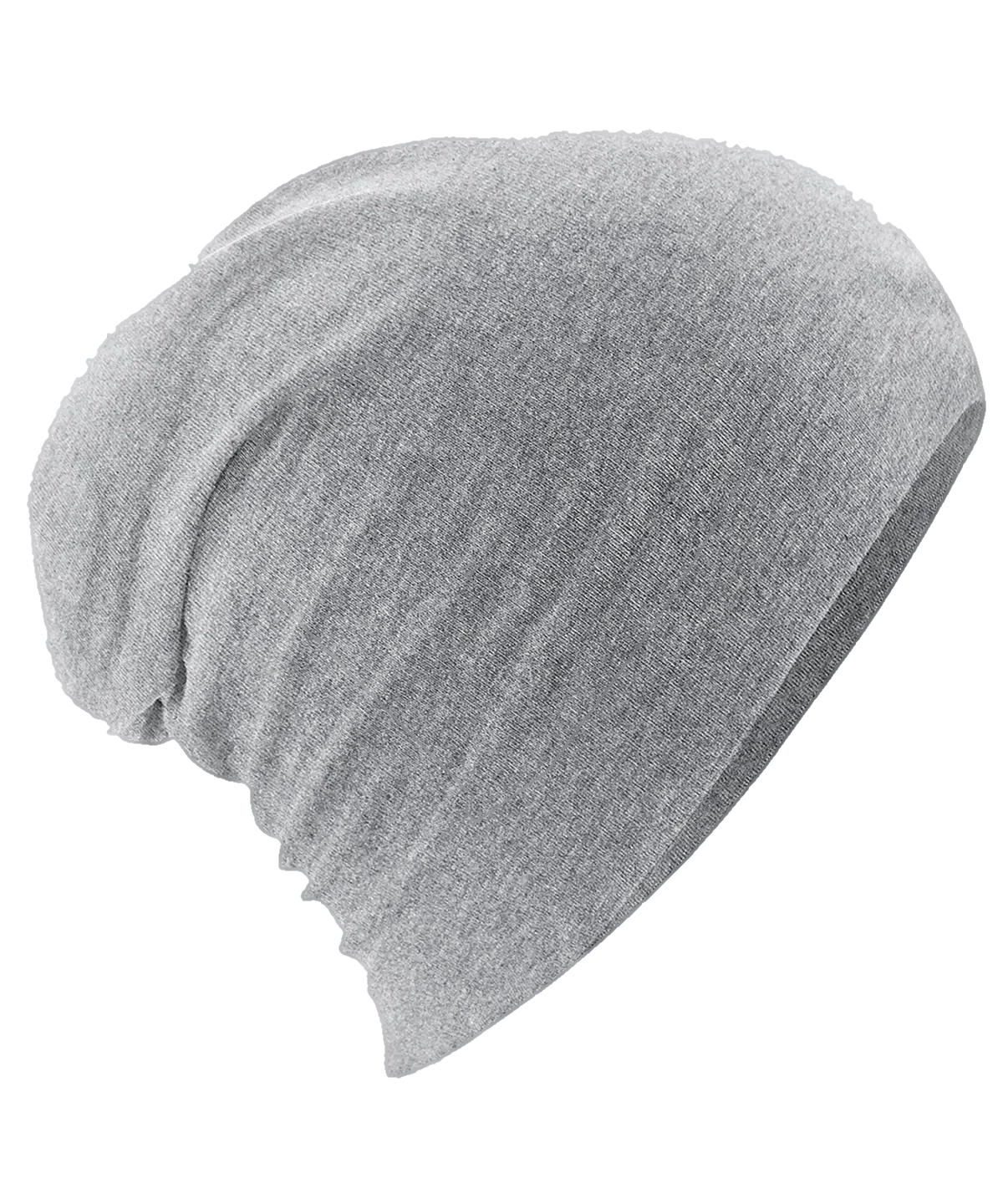 Bonnet slouch coton Gris chiné