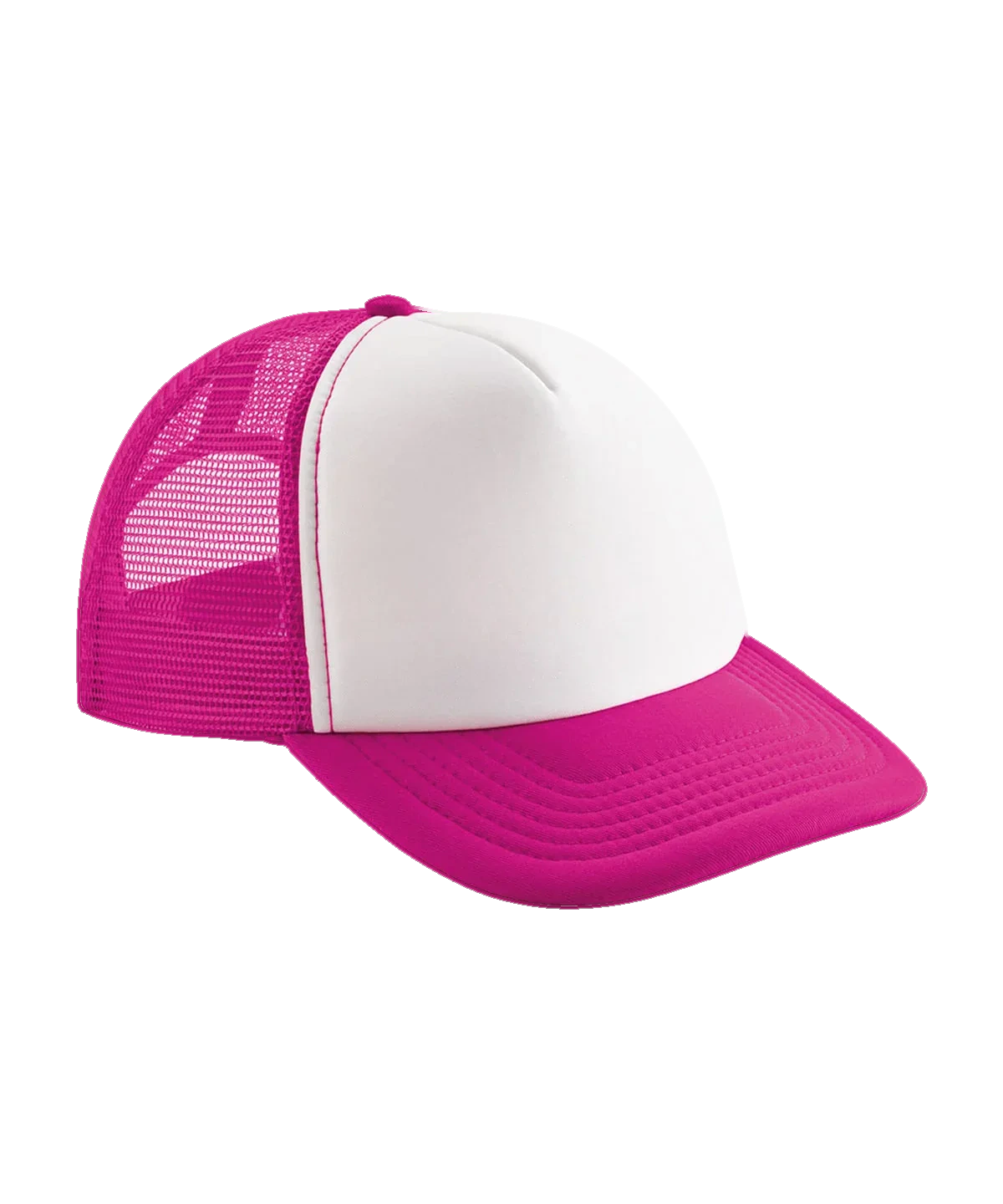 Casquette trucker vintage Fuchsia et blanc
