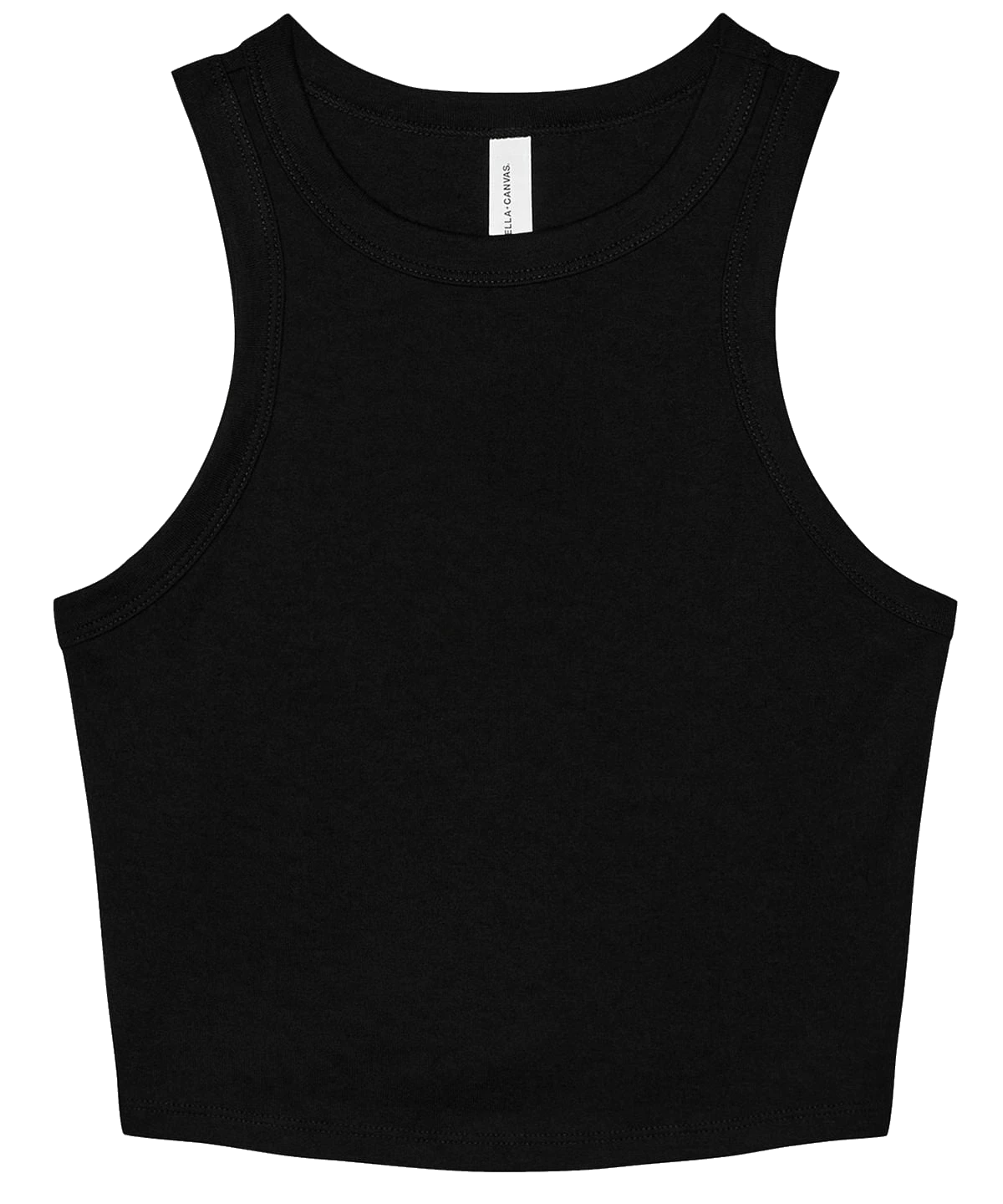 Women's ribbed tank top – Black