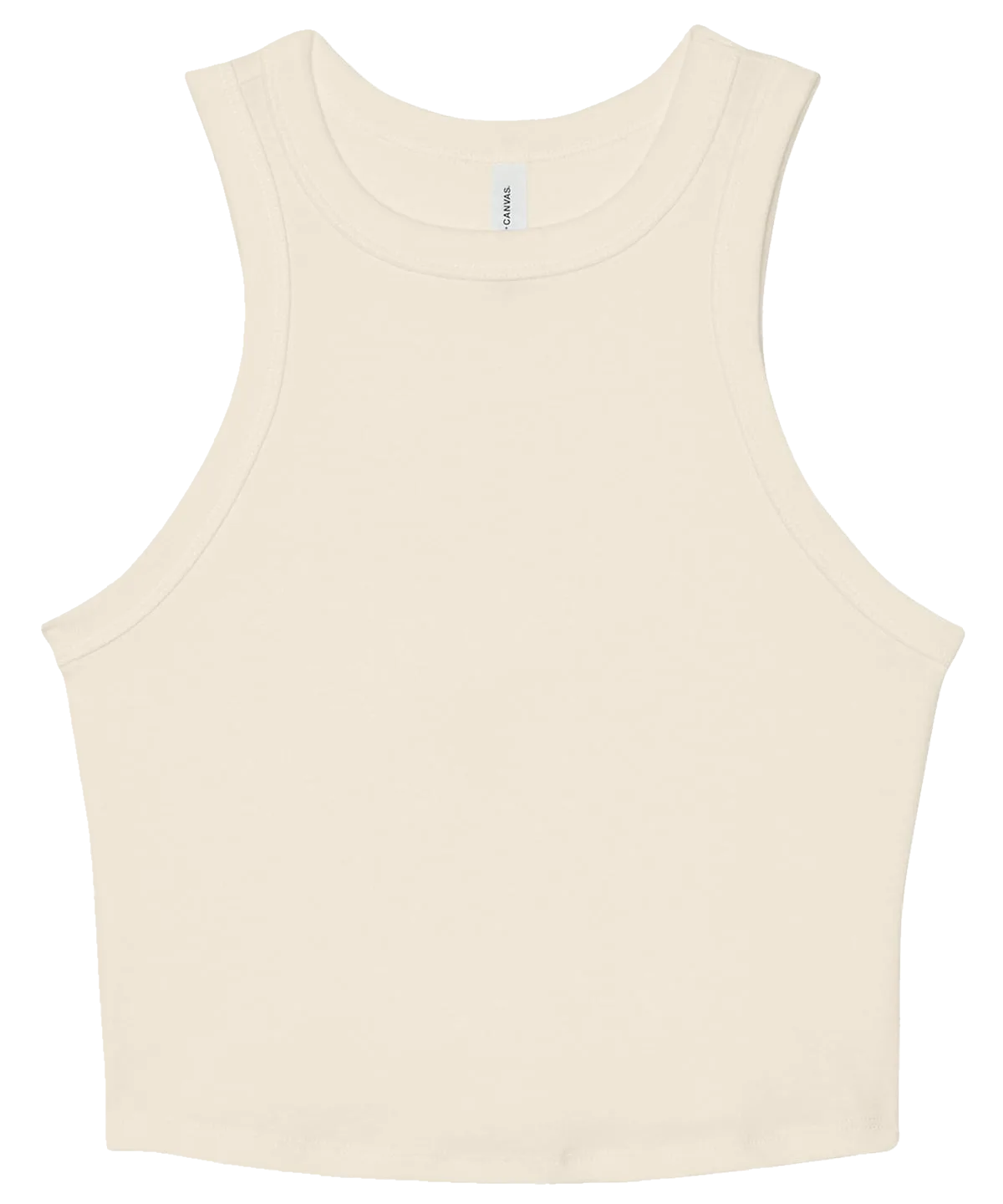 Women's ribbed tank top – Natural
