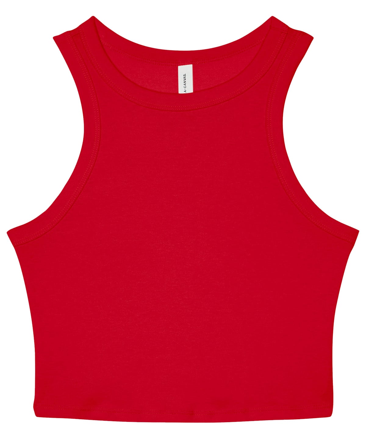 Débardeur femme côtelé Rouge