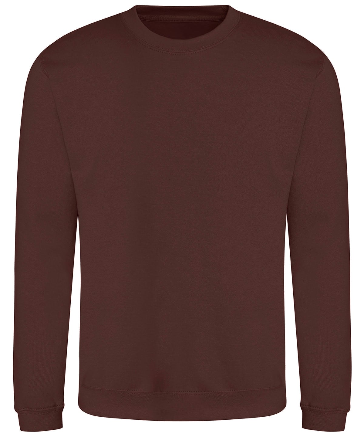 Sweat col rond 280 g Brun chocolat