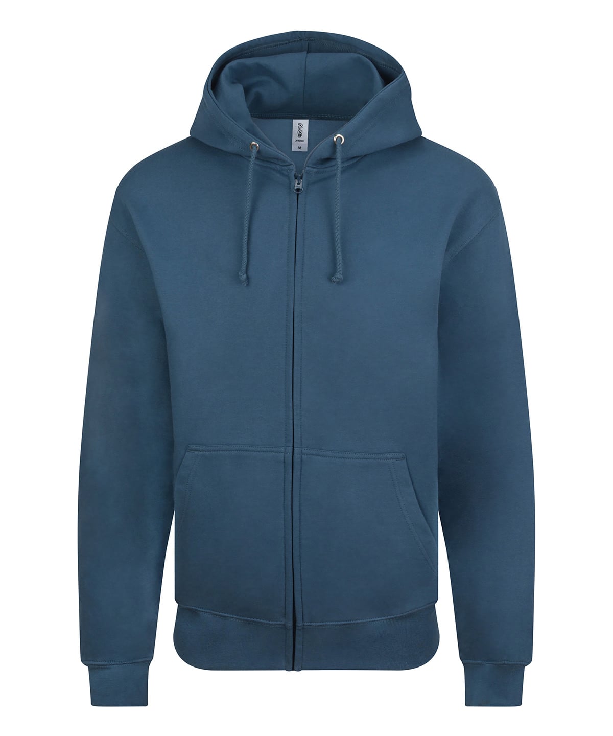 Zip hoodie classique 280 g Bleu gris