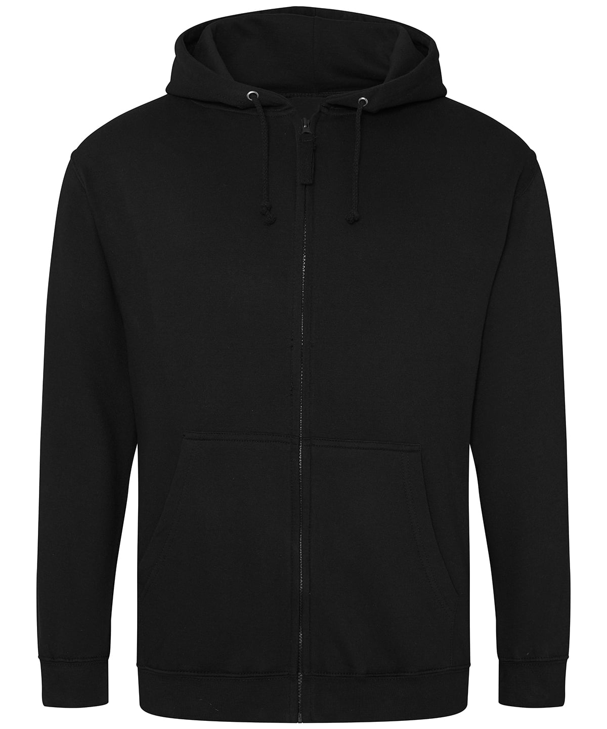 Zip hoodie classique 280 g Noir profond