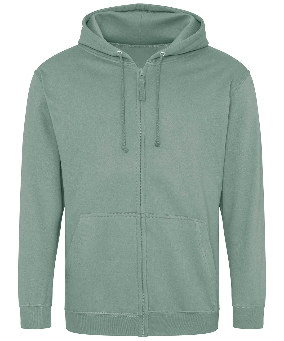Zip hoodie classique 280 g Vert sauge