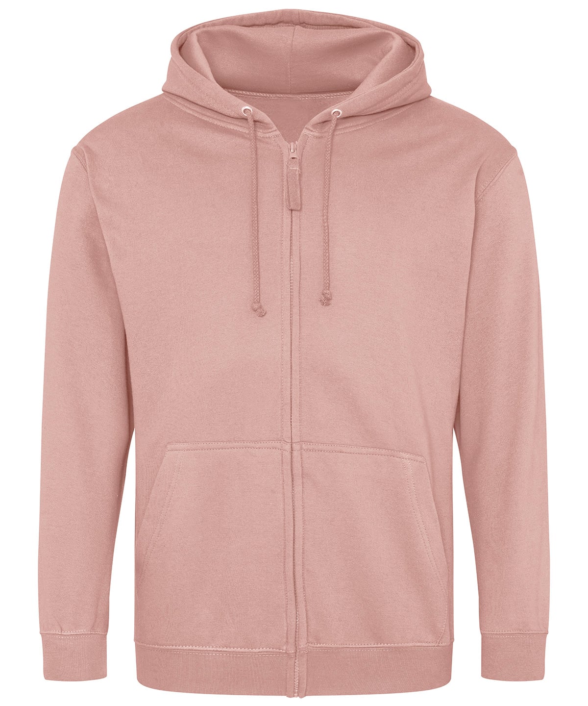 Zip hoodie classique 280 g Vieux rose
