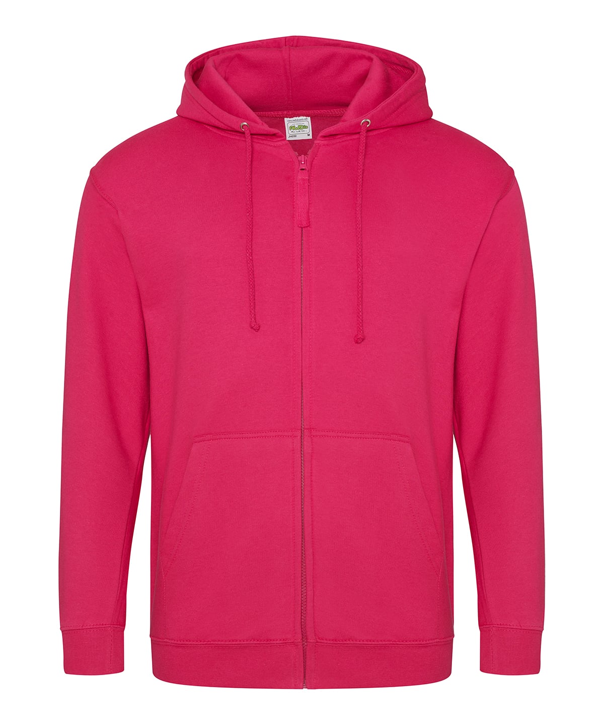 Zip hoodie classique 280 g Rose vif