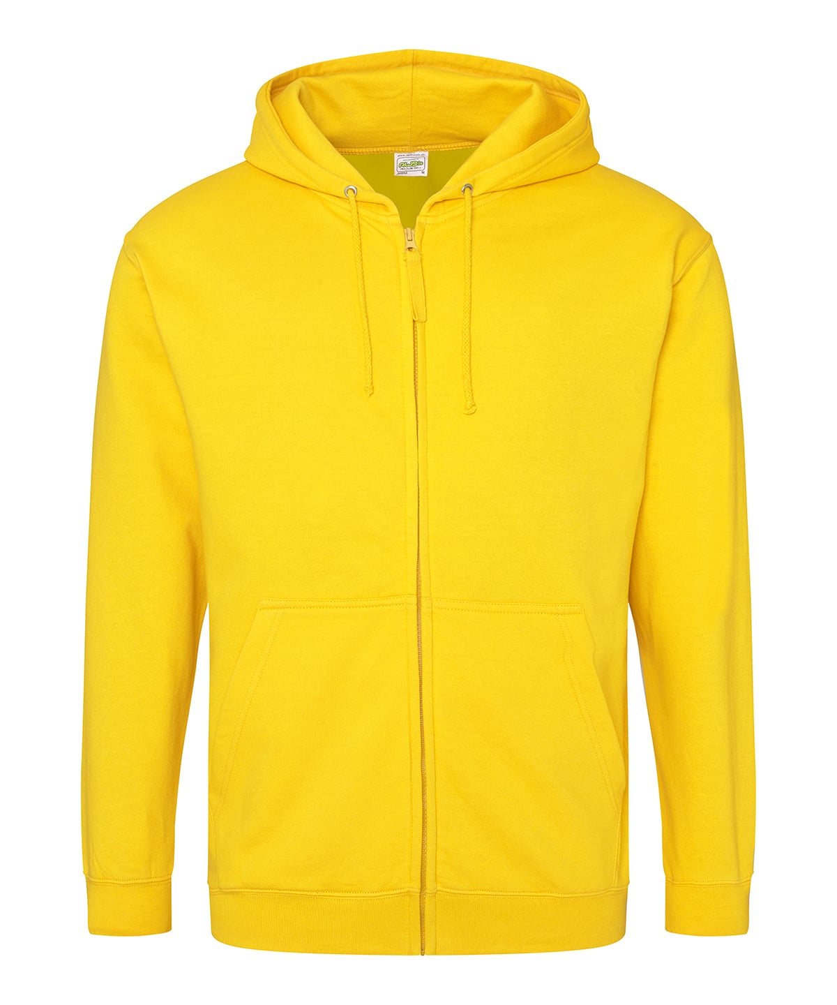 Zip hoodie classique 280 g Jaune
