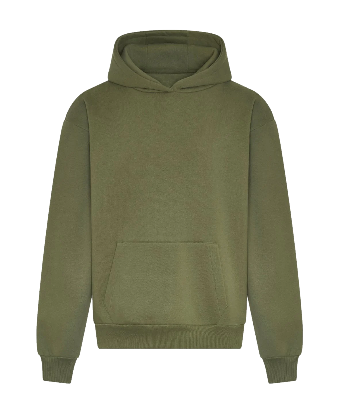 Hoodie épais boxy 440 g personnalisé – Kaki