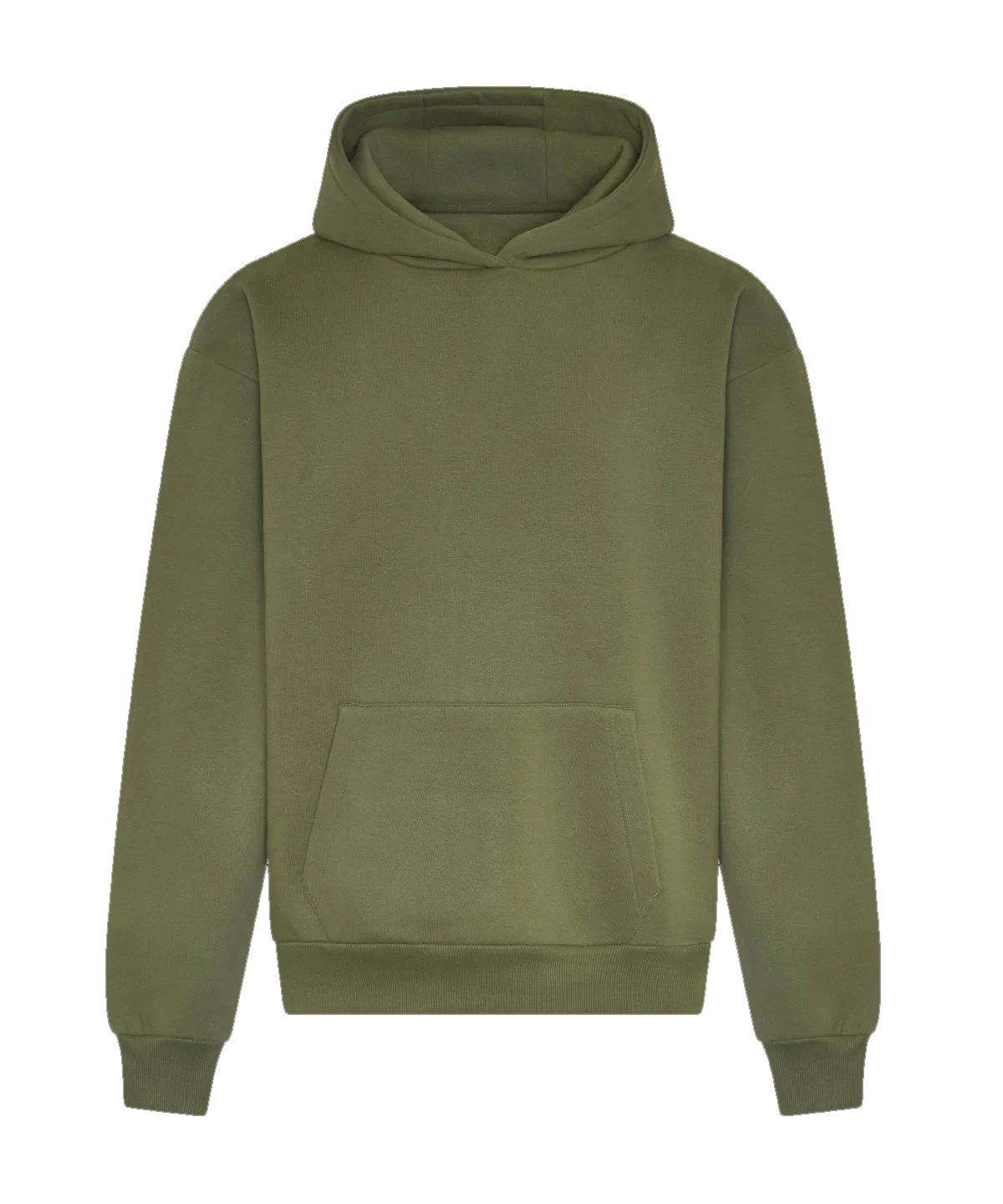 Schwerer Boxy-Hoodie 440 g, personalisiert – Khaki