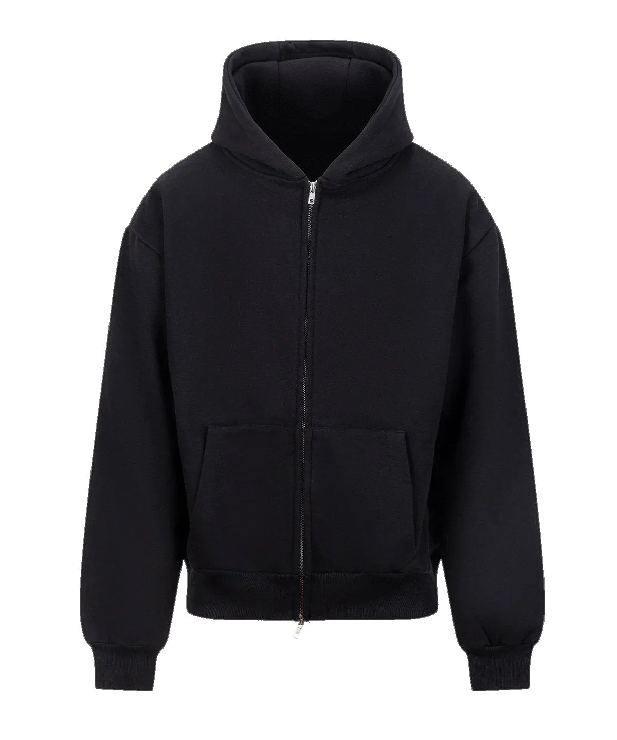 Personalised heavyweight zip hoodie 440 g – Black