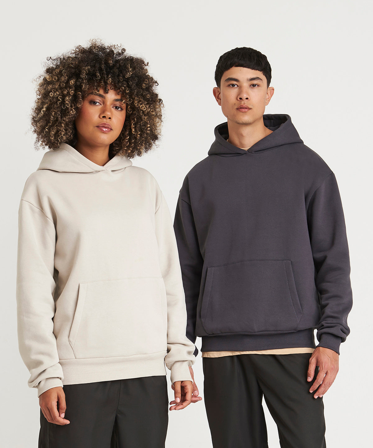 Sweat à capuche épais oversize et boxy