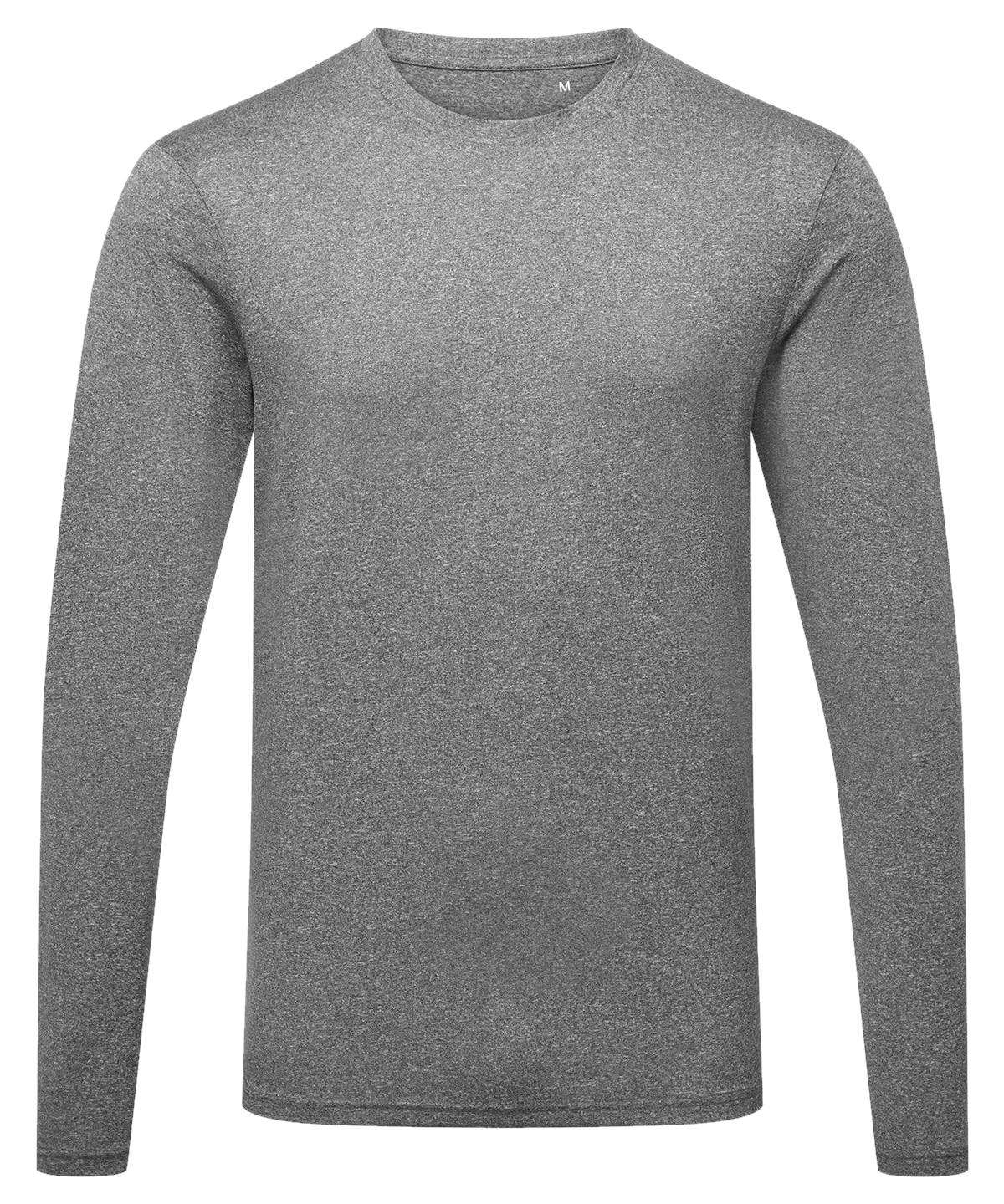 T-shirt de sport manches longues Noir chiné