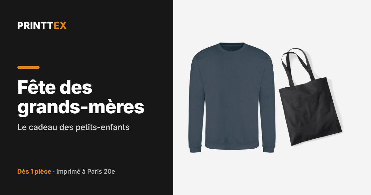 Fête des grands-mères : le cadeau des petits-enfants, Printtex