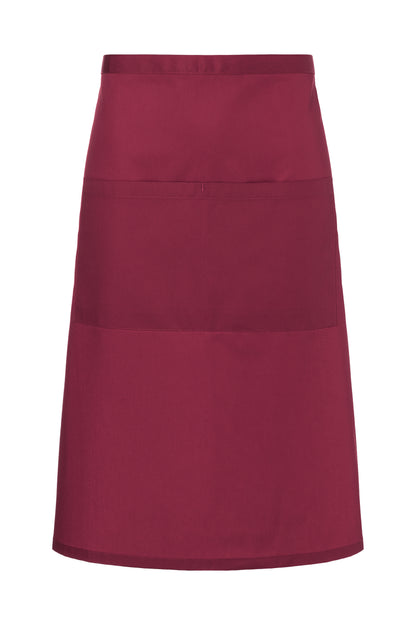 Tablier bistro avec poche Bordeaux