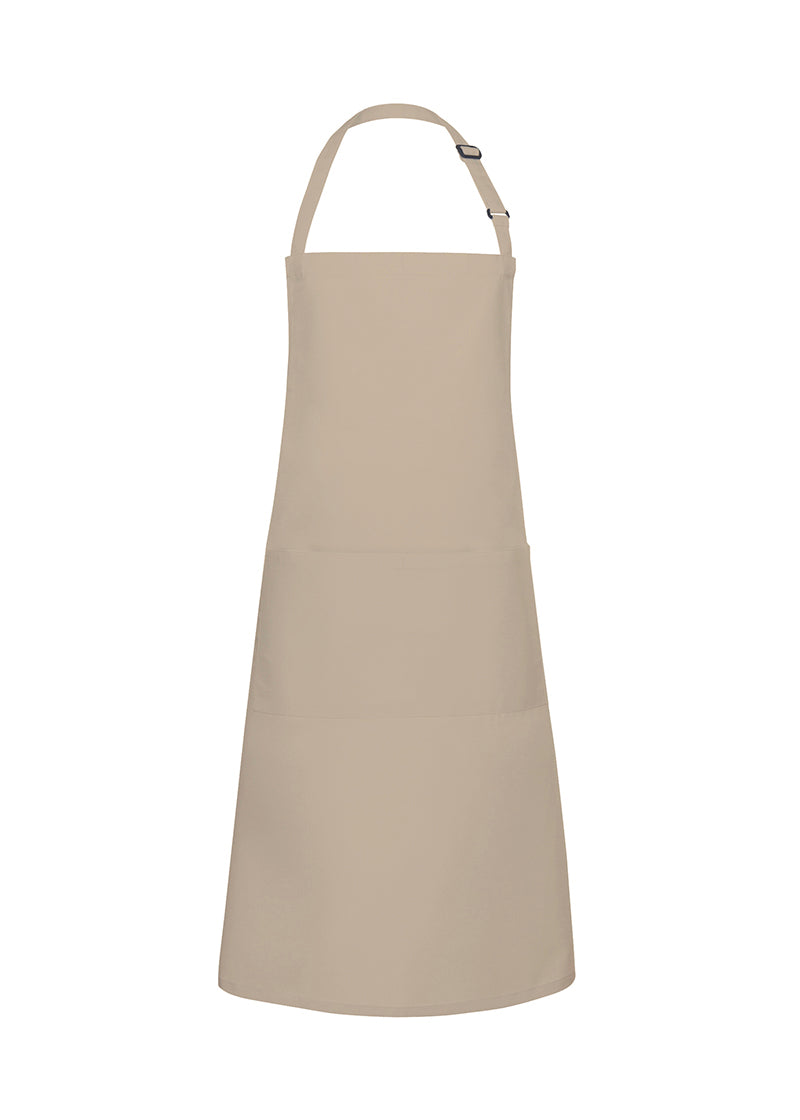 Tablier à bavette avec poche Sable