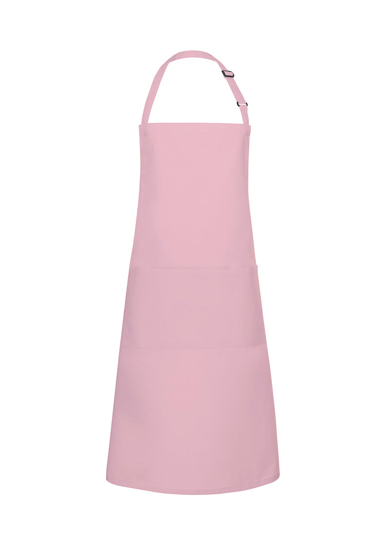 Tablier à bavette avec poche Rose