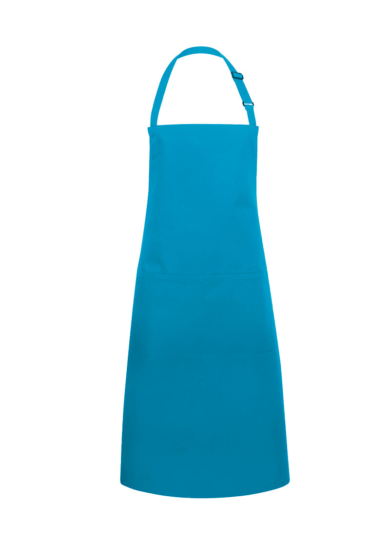Tablier à bavette avec poche Turquoise