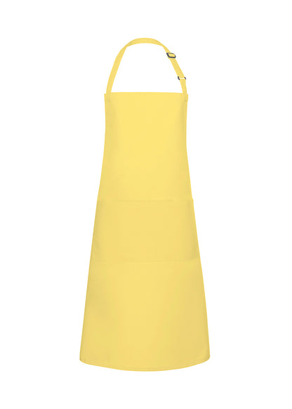 Tablier à bavette avec poche Jaune