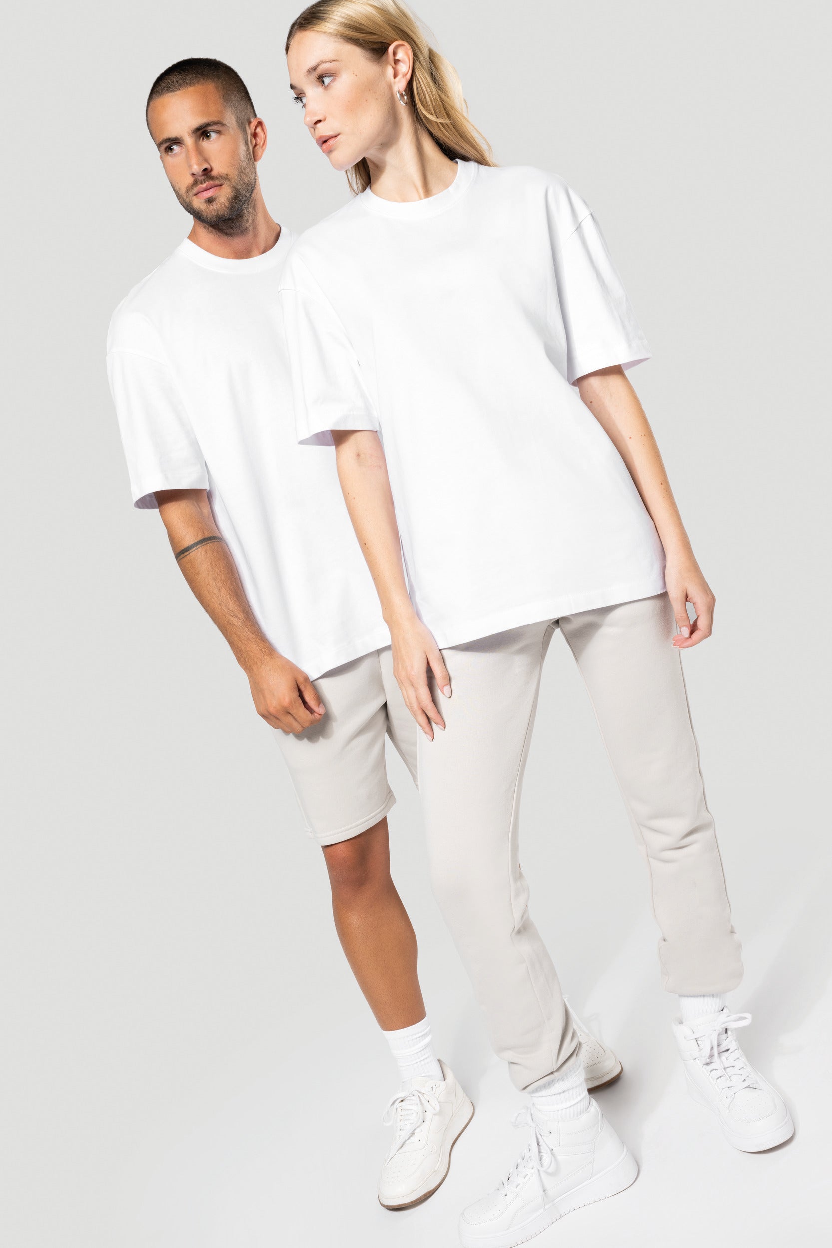 T-shirt "Epais" Oversize Blanc