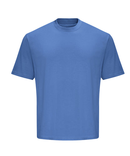 T-shirt oversize boxy 240 g personnalisé – Bleu atlantique – vue de face