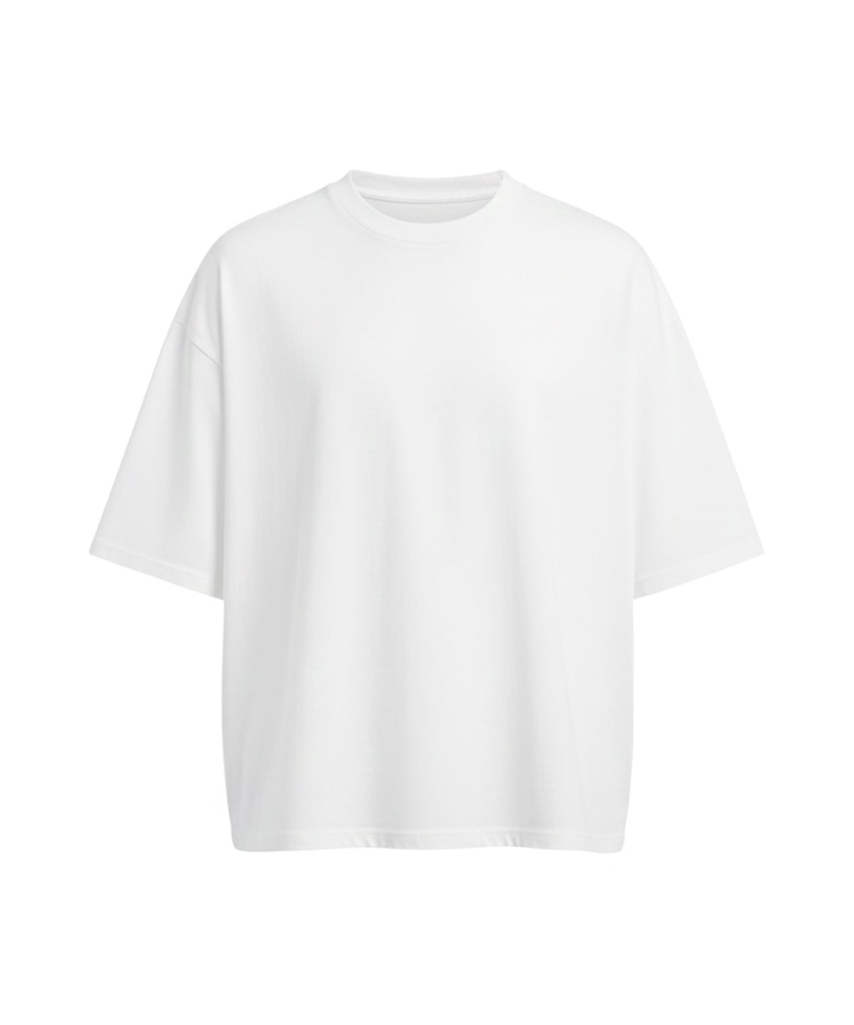 T-shirt court boxy 240 g Blanc