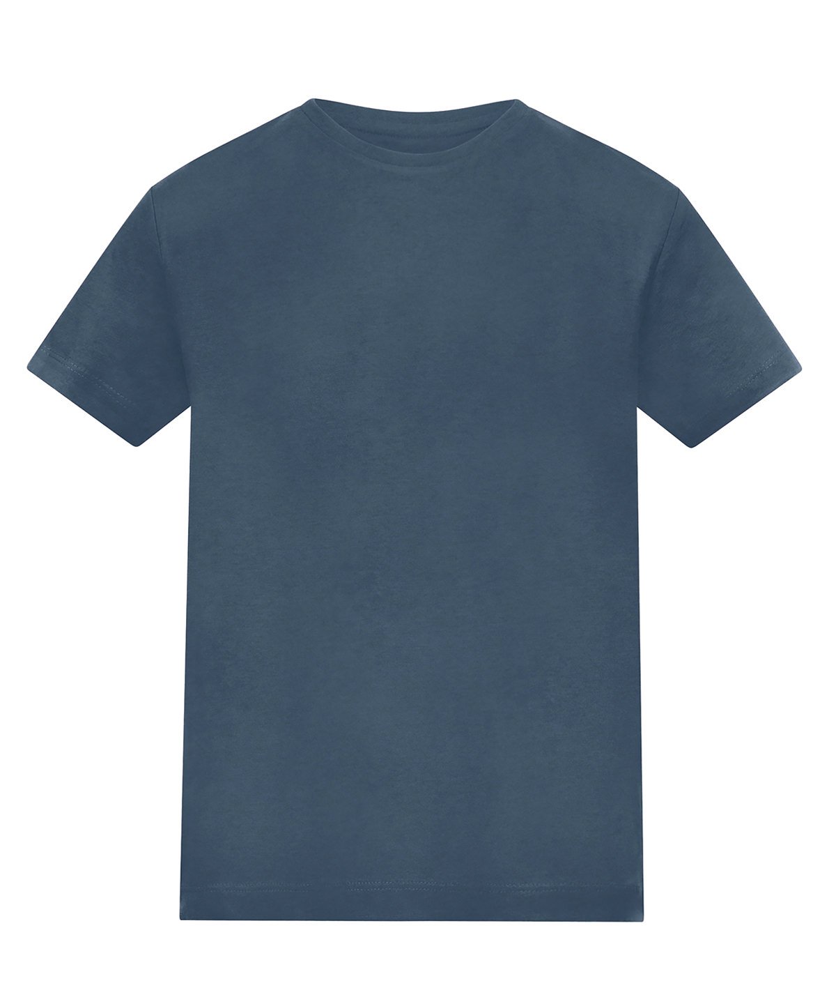 T-shirt enfant coloré personnalisé – Bleu gris – vue de face